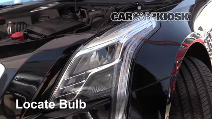 2016 Cadillac CT6 Premium Luxury 3.0L V6 Turbo Éclairage Feux de route (remplacer l'ampoule)