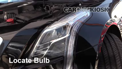 2016 Cadillac CT6 Premium Luxury 3.0L V6 Turbo Éclairage Feux de croisement (remplacer l'ampoule)