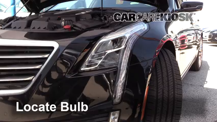 2016 Cadillac CT6 Premium Luxury 3.0L V6 Turbo Éclairage Feu clignotant avant (remplacer l'ampoule)