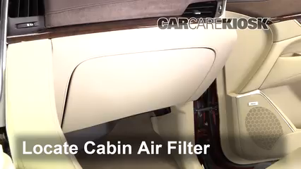 2016 Cadillac Escalade ESV Luxury 6.2L V8 FlexFuel Filtro de aire (interior)
