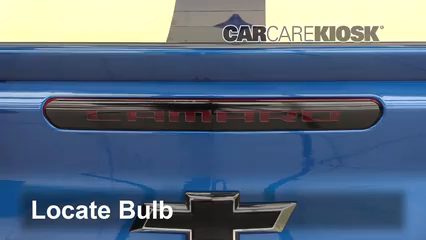 2016 Chevrolet Camaro LT 3.6L V6 Luces Luz de freno central (reemplazar foco)