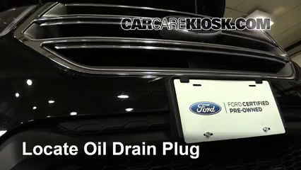 2016 Ford Edge Titanium 2.0L 4 Cyl. Turbo Aceite Cambiar aceite y filtro de aceite