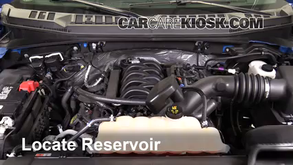 How to Add Coolant: 2016 Ford F-150 XLT 5.0L V8 FlexFuel Crew Cab Pickup