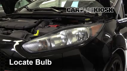 2016 Ford Fiesta ST 1.6L 4 Cyl. Turbo Éclairage Feux de route (remplacer l'ampoule)