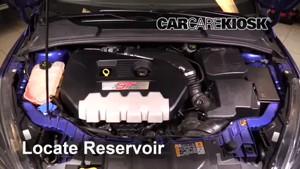 2016 Ford Focus ST 2.0L 4 Cyl. Turbo Líquido limpiaparabrisas Controlar nivel de líquido