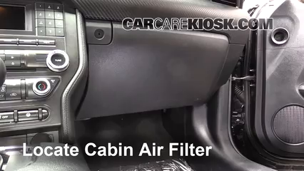 2016 Ford Mustang V6 3.7L V6 Coupe Filtro de aire (interior) Control