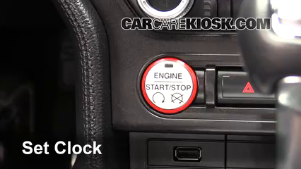 2016 Ford Mustang V6 3.7L V6 Coupe Clock
