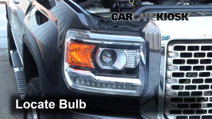 2016 GMC Sierra 2500 HD Denali 6.6L V8 Turbo Diesel Lights Parking Light (replace bulb)