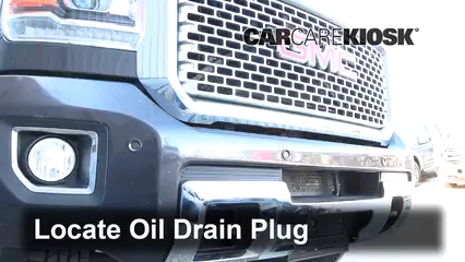2016 GMC Sierra 2500 HD Denali 6.6L V8 Turbo Diesel Oil Change Oil and Oil Filter