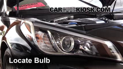 2016 Hyundai Sonata Eco 1.6L 4 Cyl. Turbo Lights Headlight (replace bulb)