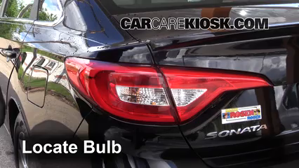 Brake Light Replacement: 2016 Hyundai Sonata Eco 1.6L 4 Cyl. Turbo