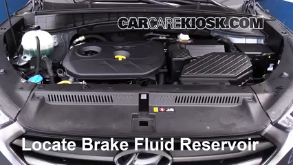 2016 Hyundai Tucson SE 2.0L 4 Cyl. Brake Fluid Check Fluid Level