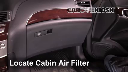 2016 Infiniti Q70 3.7 3.7L V6 Air Filter (Cabin)