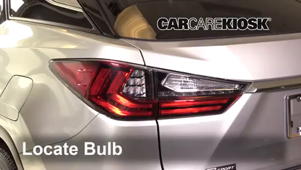2016 Lexus RX350 3.5L V6 Éclairage Feux de marche arrière (remplacer une ampoule)