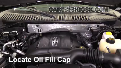 2016 Lincoln Navigator L Select 3.5L V6 Turbo Aceite Agregar aceite