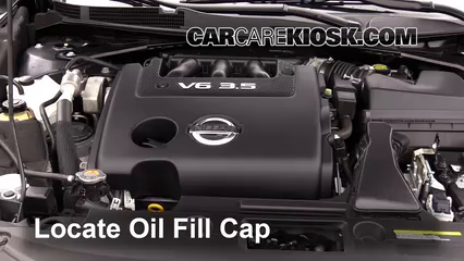 2016 Nissan Altima SL 3.5L V6 Oil Add Oil