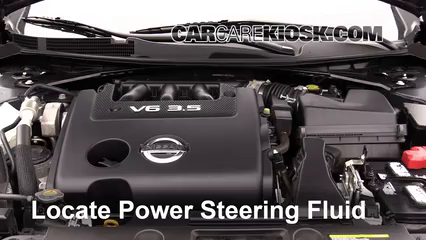 2016 Nissan Altima SL 3.5L V6 Power Steering Fluid Add Fluid