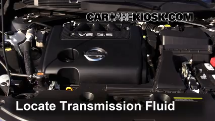 2016 Nissan Altima SL 3.5L V6 Transmission Fluid Add Fluid