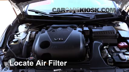2016 Nissan Maxima SR 3.5L V6 Air Filter (Engine) Replace