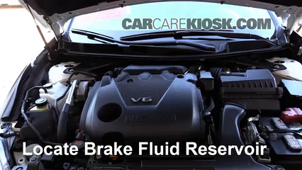 2016 Nissan Maxima SR 3.5L V6 Brake Fluid Check Fluid Level