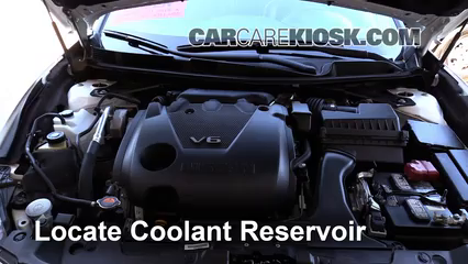 2016 Nissan Maxima SR 3.5L V6 Coolant (Antifreeze) Add Coolant