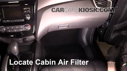 2016 Nissan Rogue S 2.5L 4 Cyl. Filtre à air (intérieur)