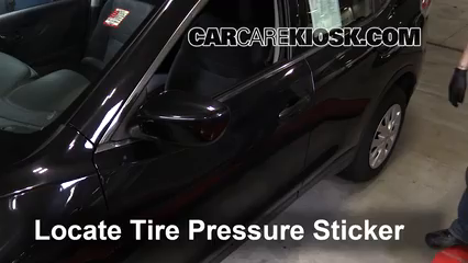 2016 Nissan Rogue S 2.5L 4 Cyl. Tires & Wheels Check Tire Pressure