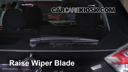 2016 Nissan Rogue S 2.5L 4 Cyl. Windshield Wiper Blade (Rear) Replace Wiper Blade
