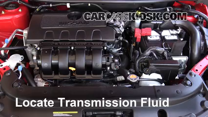 2016 Nissan Sentra FE+S 1.8L 4 Cyl. Transmission Fluid Check Fluid Level