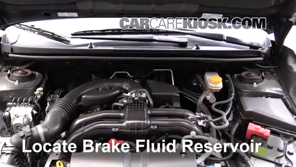 2016 Subaru Crosstrek Limited 2.0L 4 Cyl. Brake Fluid Check Fluid Level