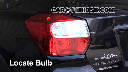 2016 Subaru Crosstrek Limited 2.0L 4 Cyl. Luces Luz de freno (reemplazar foco)