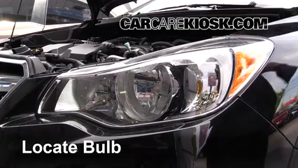 2016 Subaru Crosstrek Limited 2.0L 4 Cyl. Éclairage Feux de route (remplacer l'ampoule)