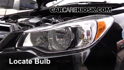2016 Subaru Crosstrek Limited 2.0L 4 Cyl. Luces Luz de giro delantera (reemplazar foco)