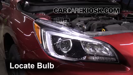 2016 Subaru Outback 2.5i Premium 2.5L 4 Cyl. Éclairage Feux de croisement (remplacer l'ampoule)
