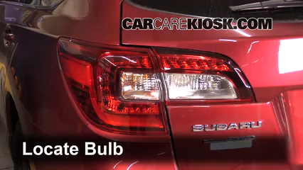 2016 Subaru Outback 2.5i Premium 2.5L 4 Cyl. Luces Luz de reversa (reemplazar foco)