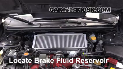 2016 Subaru WRX STI 2.5L 4 Cyl. Turbo Brake Fluid Check Fluid Level