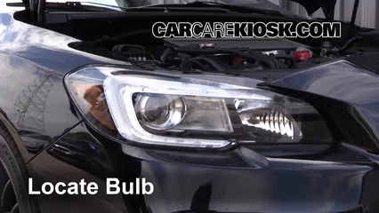 2016 Subaru WRX STI 2.5L 4 Cyl. Turbo Luces Luz de carretera (reemplazar foco) 