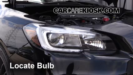 2016 Subaru WRX STI 2.5L 4 Cyl. Turbo Éclairage Feux de croisement (remplacer l'ampoule)