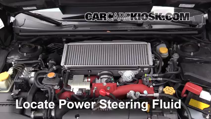 2016 Subaru WRX STI 2.5L 4 Cyl. Turbo Power Steering Fluid Check Fluid Level