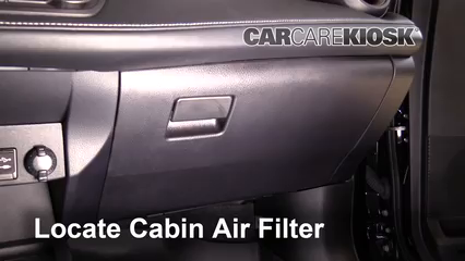 2016 Toyota RAV4 Limited 2.5L 4 Cyl. Filtro de aire (interior)