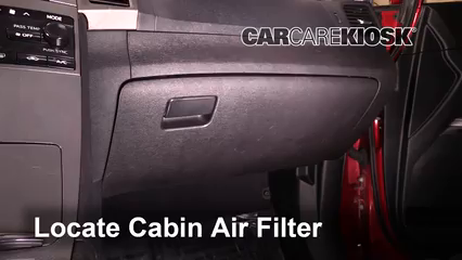 2016 Toyota Venza LE 2.7L 4 Cyl. Air Filter (Cabin)