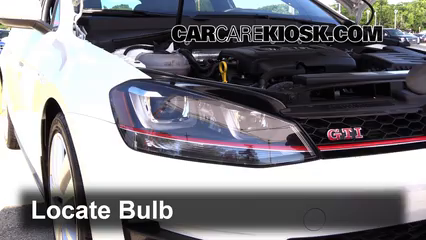 2016 Volkswagen GTI S 2.0L 4 Cyl. Turbo Hatchback (4 Door) Lights Parking Light (replace bulb)