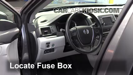 Interior Fuse Box Location 2017 2019 Honda Ridgeline 2017