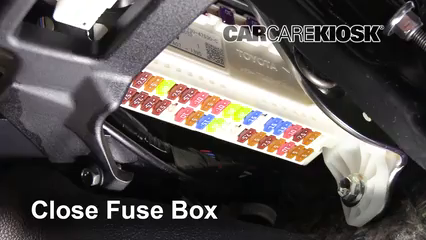 Interior Fuse Box Location: 2016-2019 Toyota Prius - 2017 Toyota Prius