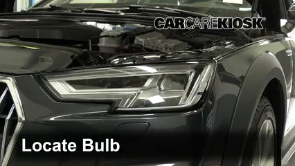 2017 Audi A4 allroad Premium Plus 2.0L 4 Cyl. Turbo Éclairage Feux de croisement (remplacer l'ampoule)