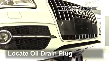 2017 Audi Q5 Premium Plus 3.0L V6 Supercharged Huile Changer l'huile et le filtre à huile