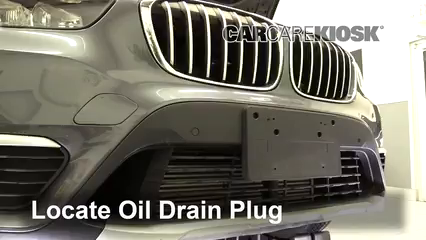 2017 BMW X1 sDrive28i 2.0L 4 Cyl. Turbo Aceite Cambiar aceite y filtro de aceite