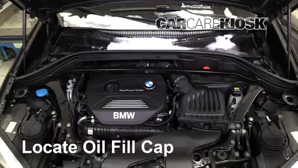2017 BMW X1 sDrive28i 2.0L 4 Cyl. Turbo Aceite Agregar aceite