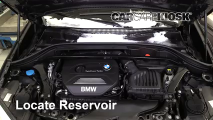 2017 BMW X1 sDrive28i 2.0L 4 Cyl. Turbo Líquido limpiaparabrisas Agregar líquido