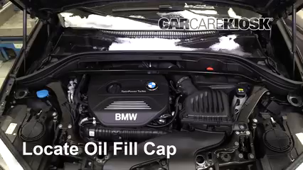 Oil & Filter Change 2017 BMW X1 sDrive28i 2.0L 4 Cyl. Turbo